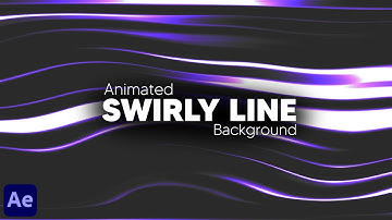 ✅Swirly Line Background in After Effects - After Effects Tutorial