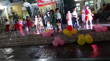 Múa đêm trung thu. Mầm non Đốc Binh Kiều 1