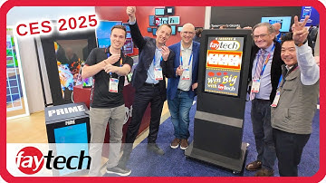 faytech at CES 2025 - Curved Transparent OLED, Industrial Touchscreens, Directional Audio, and More!