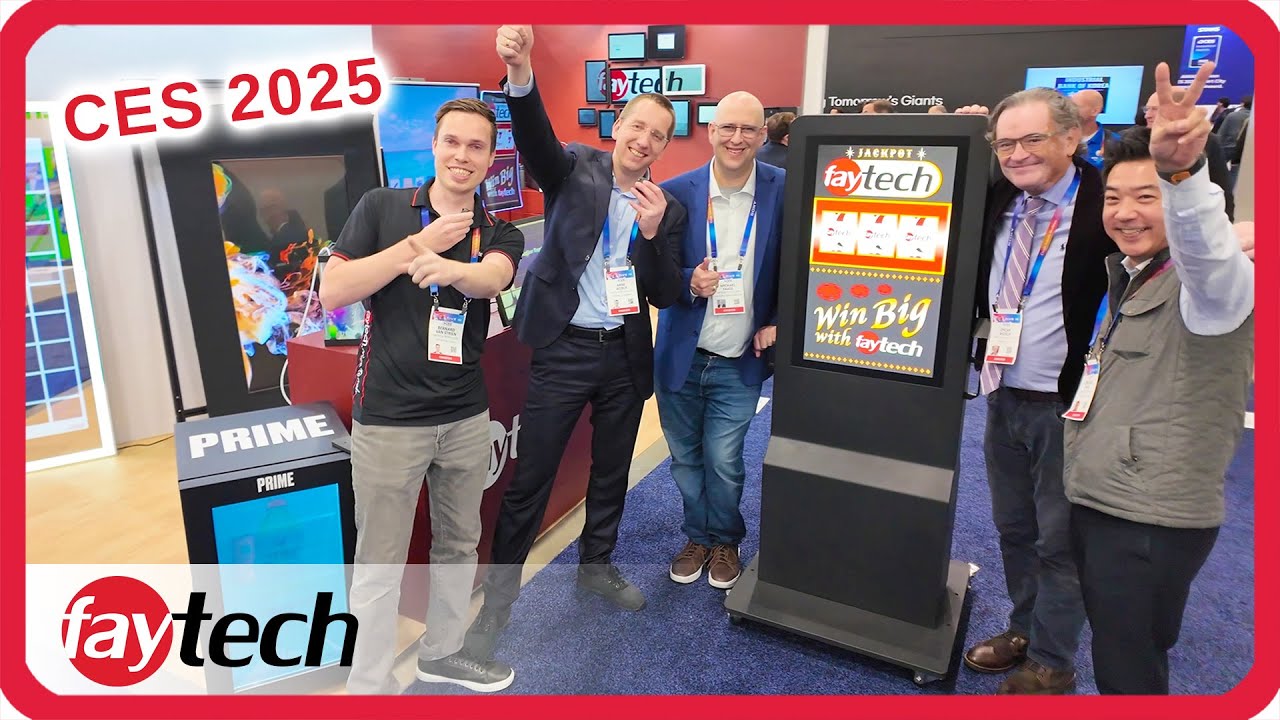 faytech at CES 2025 - Curved Transparent OLED, Industrial Touchscreens, Directional Audio, and More!