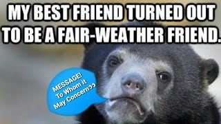 Fair Weather Hypocrisy Open Panel Discussion