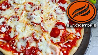 LET'S MAKE PIZZA ON THE BLACKSTONE GRIDDLE! AMAZING AND EASY PIZZA RECIPE!