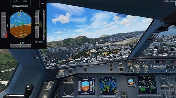 {Prepar3d v5} Flying The Kai Tak Approach In An Airbus A330 From Heathrow