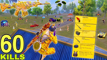 60 Solo KILLS!!😱 MY NEW SEASON BEST GAMEPLAY in PUBG MOBILE😍SAMSUNG,A7,A8,J5,J7,J2,J3,XS,A3,A4,A5,A6