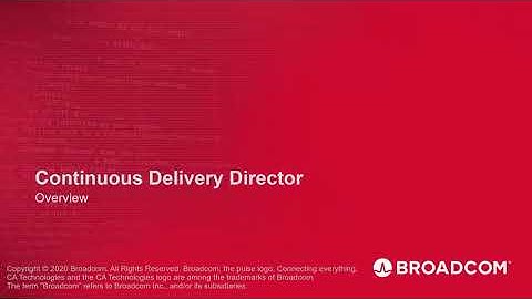 Continuous Delivery Director: Release Orchestration Overview