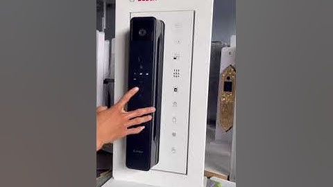 Hướng dẫn sử dụng khoá thông minh BOSCH FU8 Plus DE version