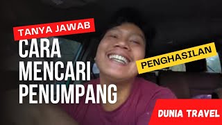 tanya jawab tentang penghasilan jadi supir travel mulai cara mencari penumpang