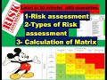 Types of Risk assessments | how to calculate Risk Matrix | how to fill Risk Assessment Formats |