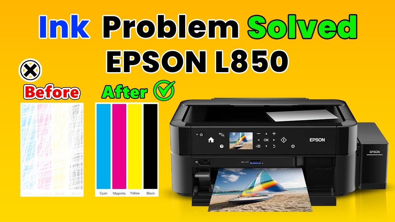 How to Fix Epson L850 Color Problems – Nozzle Test & Filtering Tutorial ...