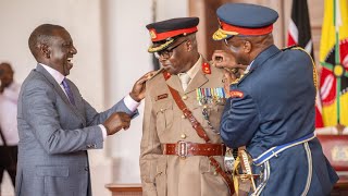 President Ruto witnesses Swearing-in of the Kenya Defence Forces Vice Chief and Service Commanders!!