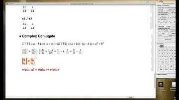 Complex Multiplicative Inverses, Complex Division, and Complex Conjugates
