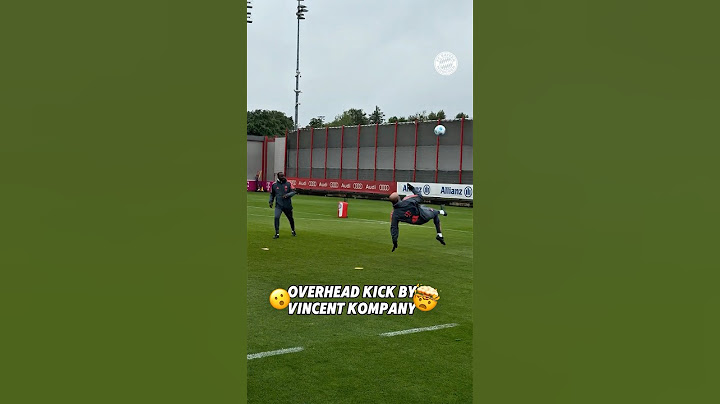 Coach Kompany packt den Fallrückzieher aus 😍😮‍💨