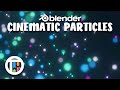 Cinematic Particles in Blender 2.8 Eevee (Sci-fi dust / Embers)