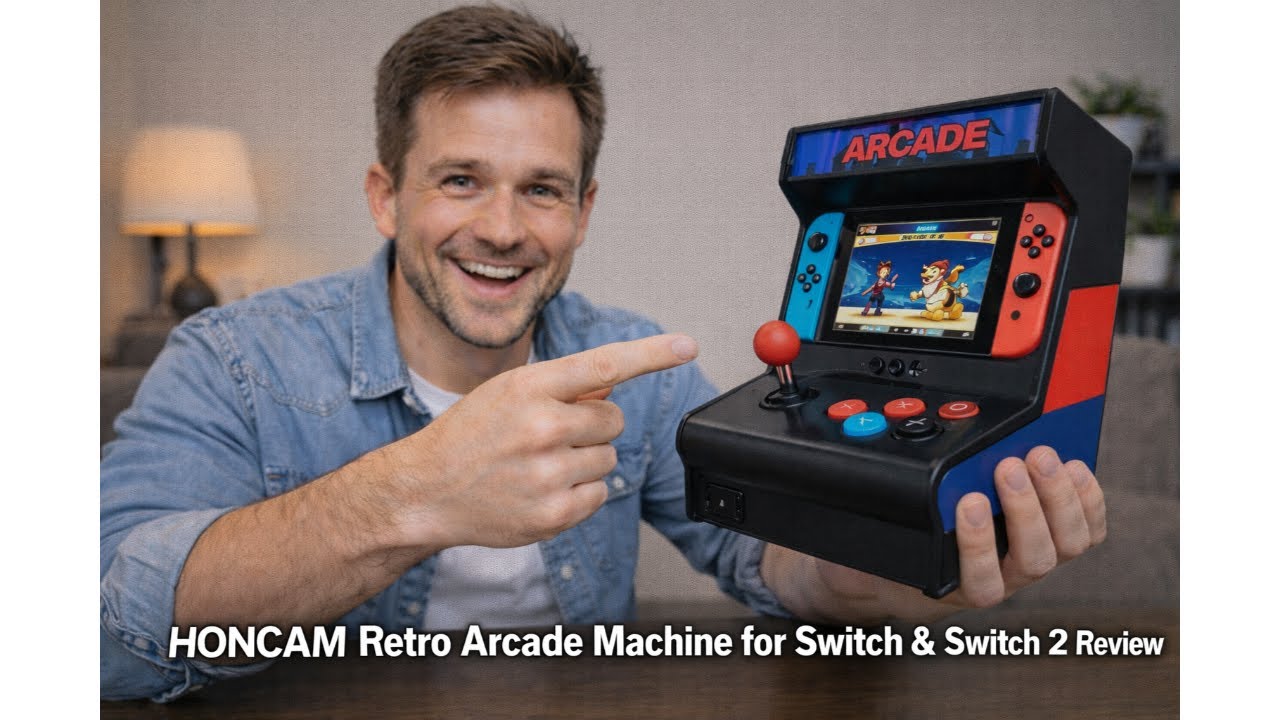 🕹️ HONCAM Retro Arcade Machine for Switch & Switch 2 Review – Real Arcade Feel Worth It? 🎮