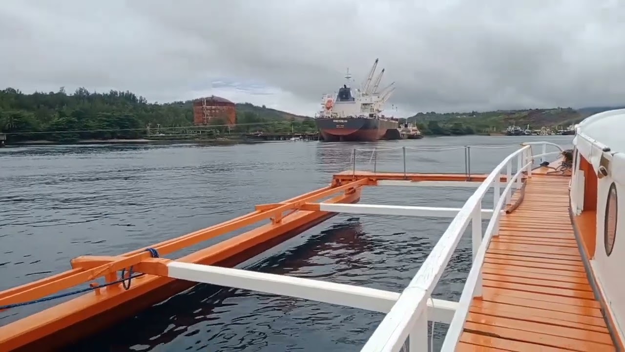 MV ZHE HAI 363 DOCKING AT NONOC PORT SURIGAO CITY