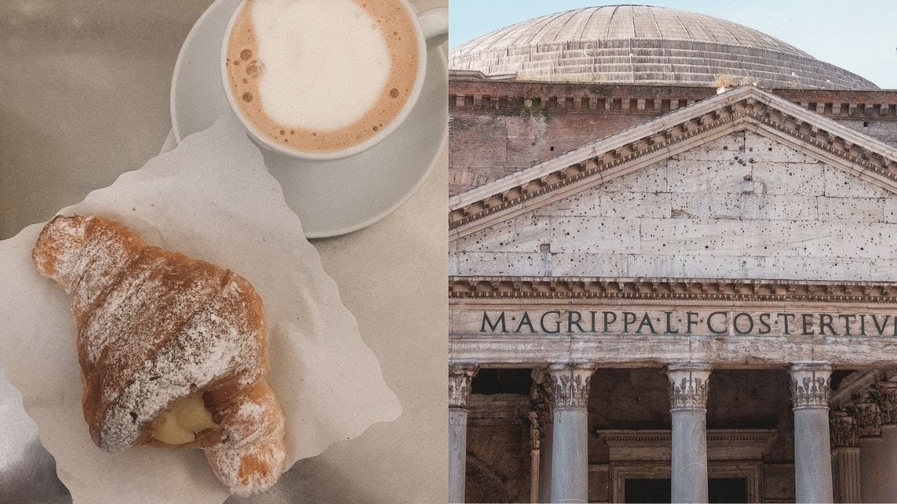 Get some coffee with me and go inside the PANTHEON Rome, Italy Vlog