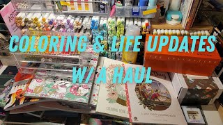 Coloring & Life Updates with a Haul |# 4