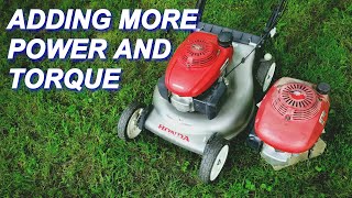 Honda mower gets more horse power and torque with an engine swap