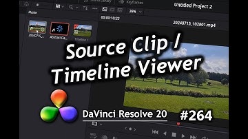 DaVinci Resolve Tutorial: How to Use The Source Clip Timeline Viewer