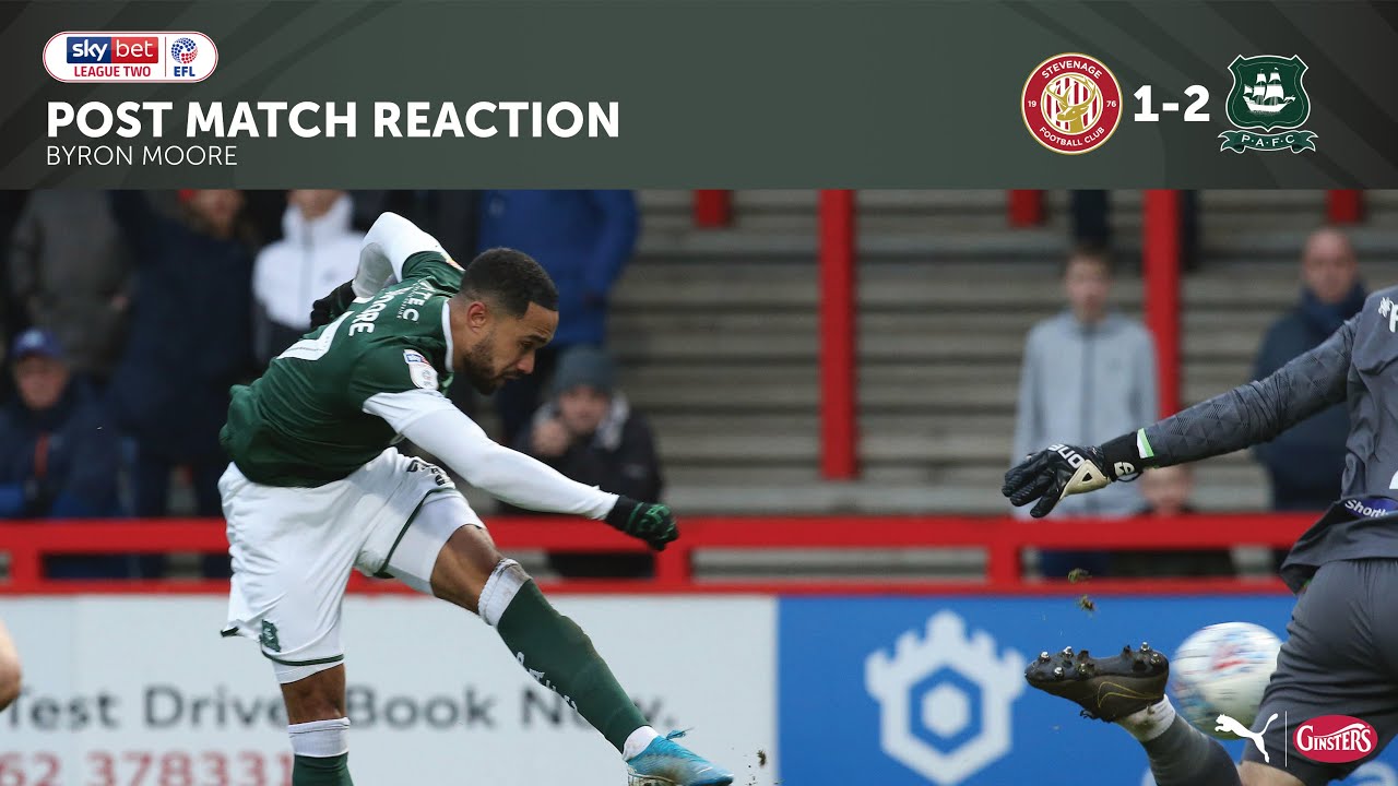 💬 ‘We defended well throughout and obviously getting the goal on the break was good’ Byron Moore