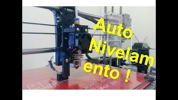 Impressora 3d caseira Nivelamento automático (Bed auto Leveling )