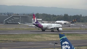 🔊Hawaiian Airlines Flight HA683 (N386HA) Departing From Portland (PDX) Bound for Honolulu (HNL) ✈️🌺