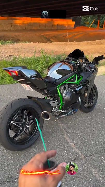Kawasaki Ninja H2 Exhaust Sound! 🔊🔥 #shorts #ninja #h2r #trending #subscribe #viralvideo