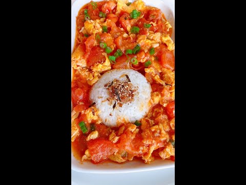 15-minute Staple Chinese Food: Tomato Egg Stir Fry 🍅🍳 番茄炒蛋