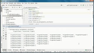 Flight Scheduling: Constraint Satisfaction Problem + Python (public version)