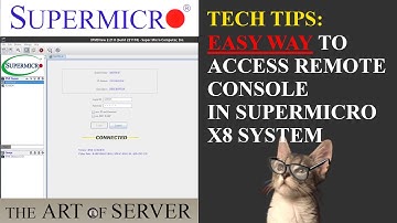 Easy way to access IPMI remote console in Supermicro X8 systems in 2023 | Supermicro Tech Tips