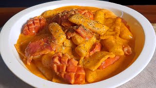 Korean Rose Tteokbokki  Recipe | How to Cook Korean Rosé Tteokbokki (로제 떡볶이)