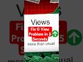 0 Views Problem In Youtube Shorts YouTube Algorithm Update Solution 2025