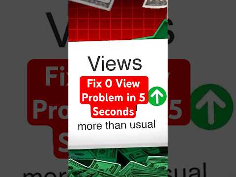0 views problem in youtube shorts (YouTube Algorithm Update Solution 2025)