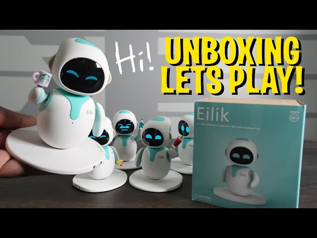 EILIK ROBOT Unboxing e Review BR - Testando funções #eilik #robot