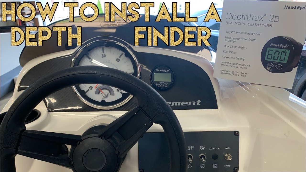 How to add a depth finder to your boat!! Bayliner Element E16, E18