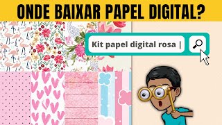 3 Sites para Baixar Papel Digital | Papelaria Personalizada Fácil