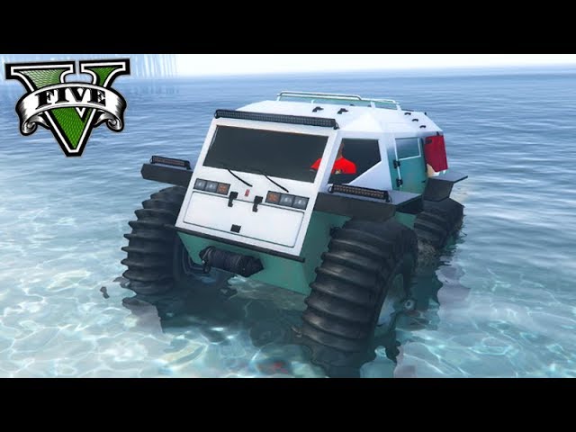 GTA V Online: O CARRO SUBMARINO que ANDA NA ÁGUA!!! (DLC The