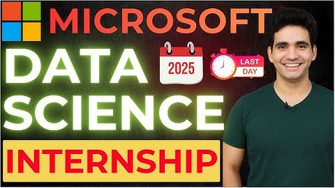MICROSOFT DATA SCIENCE INTERNSHIP 2026 | Eligibility, Stipend & How to Apply