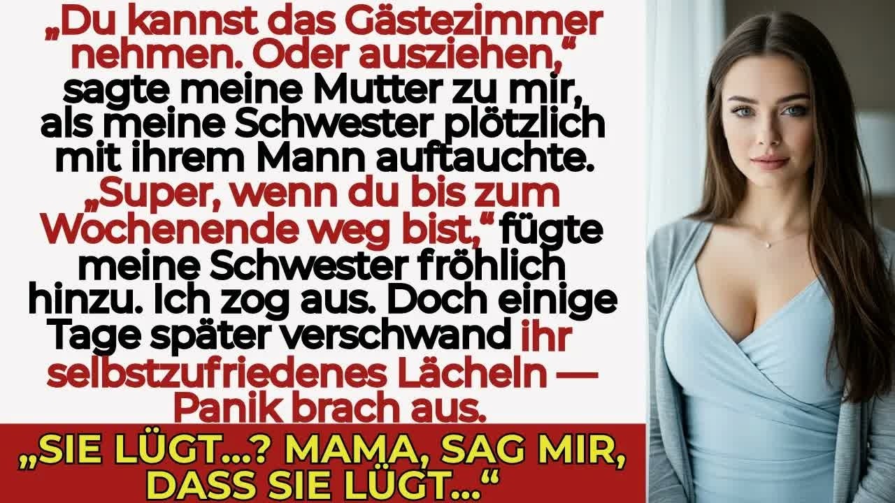 Meine Familie nahm meine Schwester „zur Unterstützung“ auf – dann warf man mich raus, Panik fol