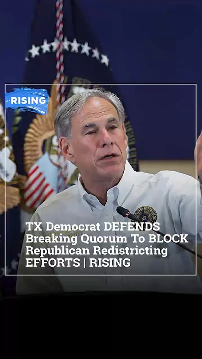 TX Democrat DEFENDS Breaking Quorum To BLOCK Republican Redistricting EFFORTS | RISING