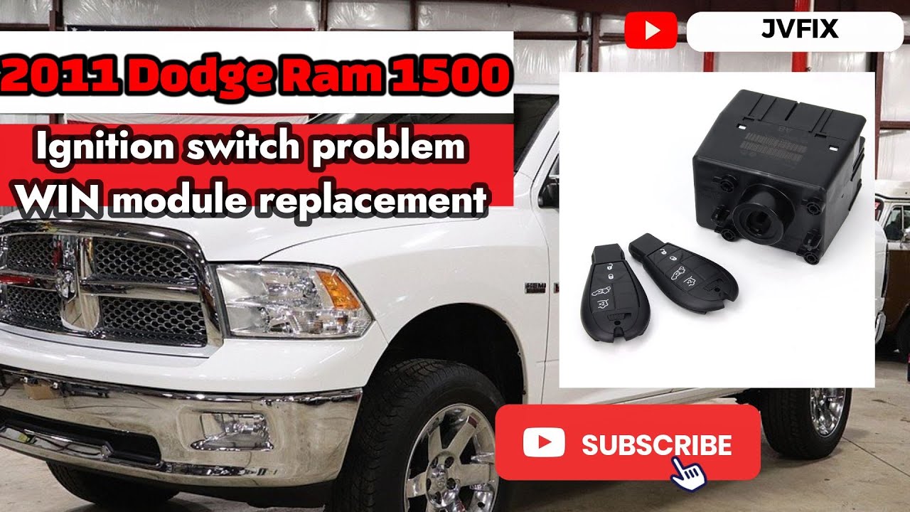 How to to fix dodge Ram ignition switch problems, not starting 2010