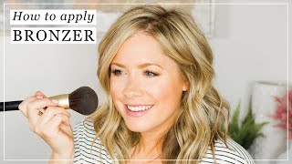 How to Apply Bronzer (and why Contour is NOT the same!!)