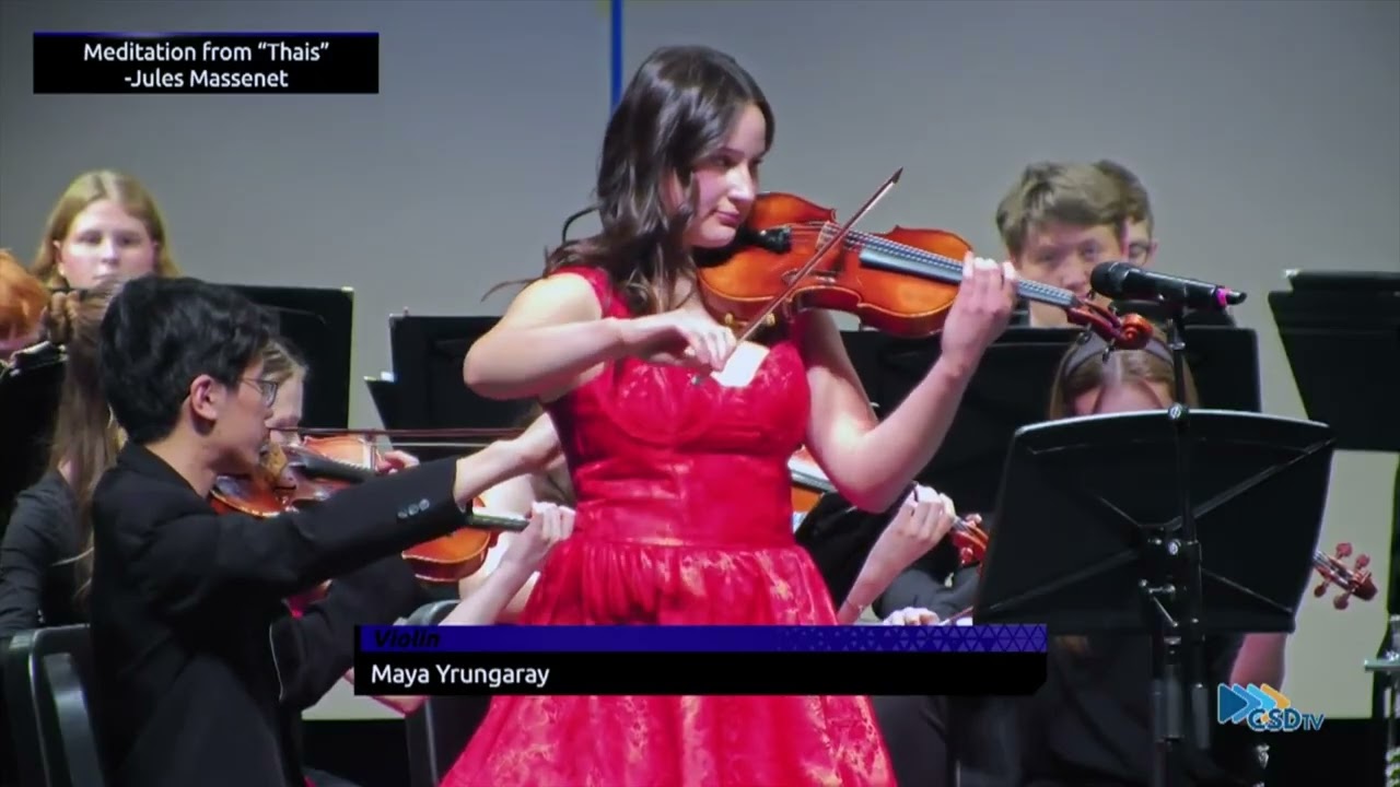 Maya Yrungaray - Violin - CCHS Concerto Night