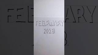 How to write Shadow 3D lettering/real time #shortsvideo