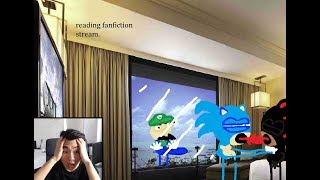 Reading Fanfictions (Sonic x Shadow, Luigi x Reader)