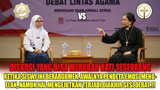 DEBAT PALING MENGGETARKAN! PENDETA KEHILANGAN KENDALI, SISWI SMA BALAS DENGAN DOA