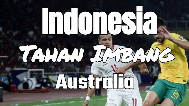 Timnas Indonesia Tahan Imbang Australia di Kualifikasi Piala Dunia 2026!