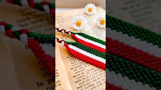 Weave start triangle with one color | friendship bracelet tuturial #friendshipbracelet  #tutorial