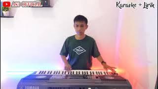 Karaoke Lirik ' DERITA ' ( Versi KEYBOARD ) || AS3  ||