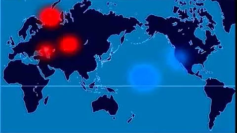 A Time Lapse Map of Every Nuclear Explosion Since ...